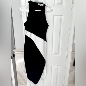 Elizabeth and James black and white dress size 8